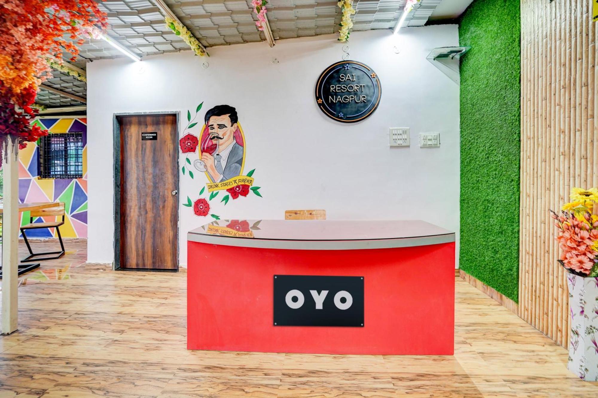 Hotel O New Sai Resort Nagpur Exteriör bild